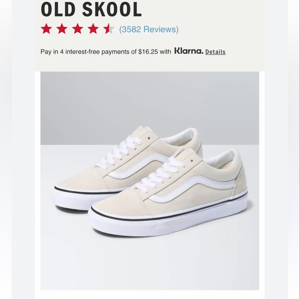 Old Skool Birch/True White Vans Sneakers